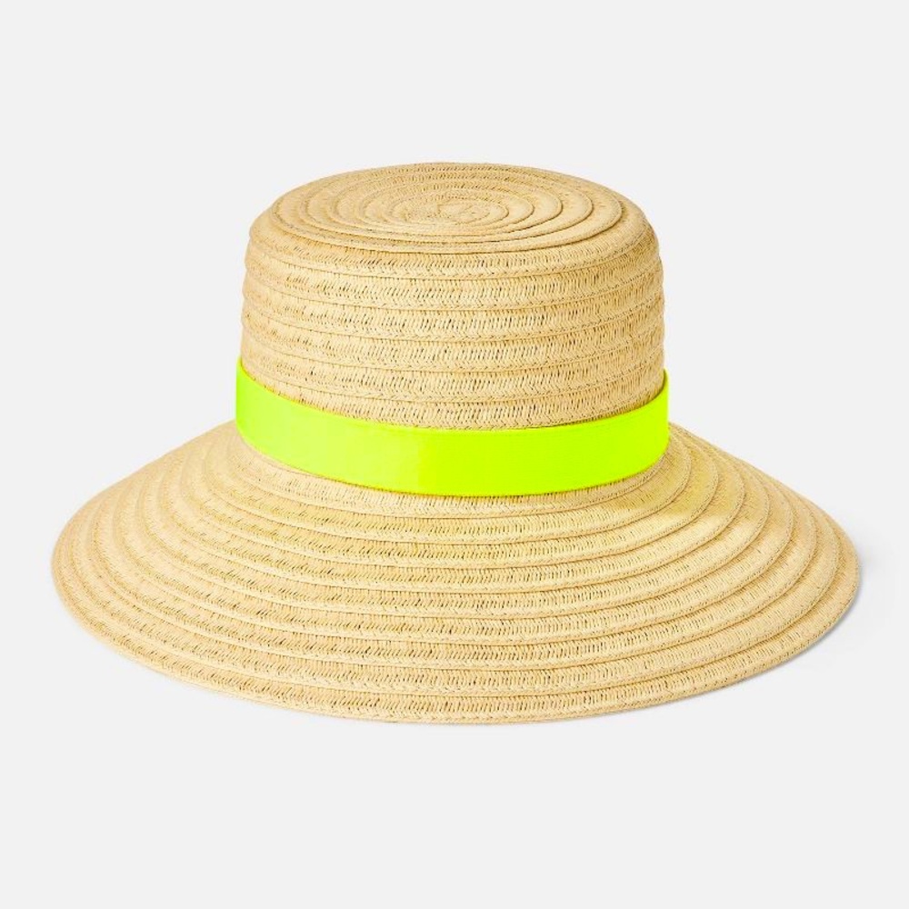 Packable Down Brim Straw Hat - A New Day™ | NWT - Picture 1 of 9